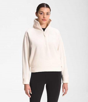 Fleece Jackets The North Face City Standard Mujer Blancas | 8357409-LG