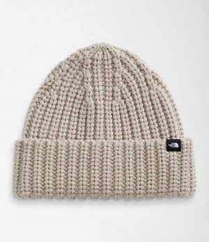 Gorro The North Face Chunky-Knit Watchman Mujer Gris | 3946158-CK