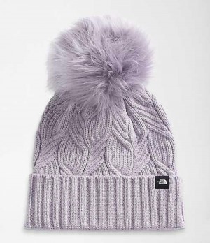 Gorro The North Face Oh-Mega Fur Pom Mujer Gris | 5147089-OY