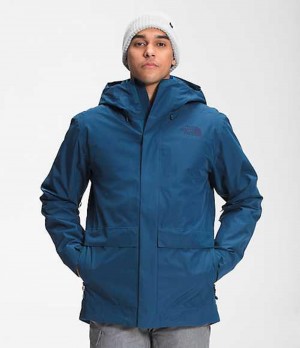 Skiing The North Face Clement Triclimate® Hombre Azules | 3648512-EM