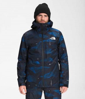 Skiing The North Face ThermoBall™ Eco Hombre Azul Marino Negras | 3681940-SP