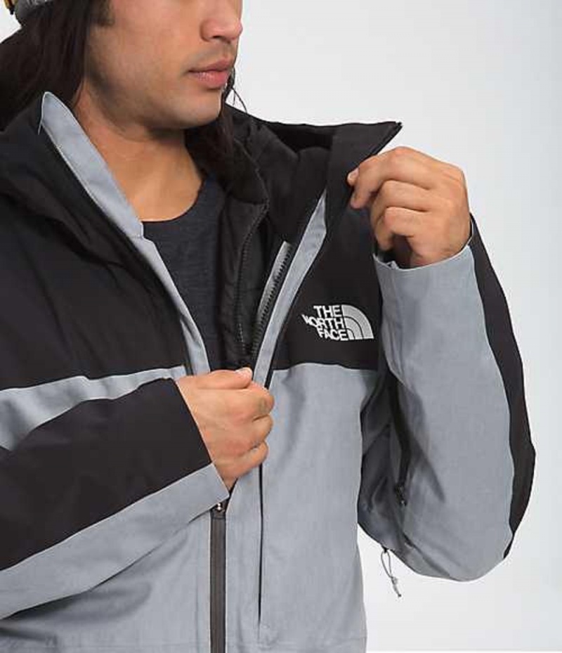 Skiing The North Face ThermoBall™ Eco Hombre Gris Negras | 4827901-RD